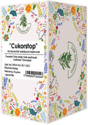 Gyógyfű Gyógyfű cukorstop (vércukorszintet szabályozó teakeverék) 20x1g 20 g - delfinbuvar