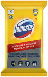 Domestos fert. törlőkendő 60db Lemon - delfinbuvar