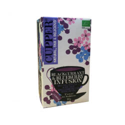Cupper bio tea blackcurrant-blueberry feketeribizli-áfonya tea 50 g - delfinbuvar