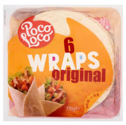 Poco Loco wraps lágy tortilla 370 g - delfinbuvar