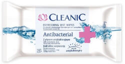 Cleanic antibakteriális nedvesített frissítő törlőkendő 15 db - delfinbuvar