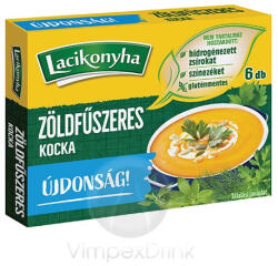 Lacikonyha Zöldfűszeres-kocka 60g - delfinbuvar