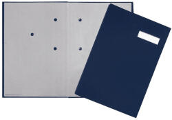 PAGNA Aláírókönyv, 20lap, A4 Pagna 24192 műanyag borító, kék - delfinbuvar