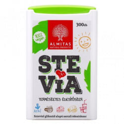 ALMITAS stevia tabletta 300 db - delfinbuvar