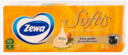 Zewa Softis 4 rétegű papírzsebkendő Soft&Sensitive 10x9 - delfinbuvar