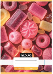 Nebulo Füzet, A5, sima, 20-32, Cuki minták, 16 db/csomag Nebulo - delfinbuvar