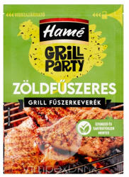  Hame Grill Party Zöldfűszeres fűszerk. 25g - delfinbuvar