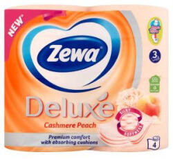 Zewa Deluxe Toalettpapír 3r Peach 4 tek - delfinbuvar