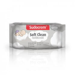 Sudocrem baba törlőkendő soft clean 55 db - delfinbuvar