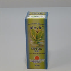 Stevia fluid csepp 50 ml - delfinbuvar
