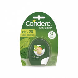 Canderel stevia alapú édesítőszer tabletta 100+20db-os 120 db - delfinbuvar