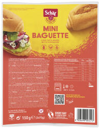 Schär Schär gluténmentes mini bagett elősütött 2x75g 150 g