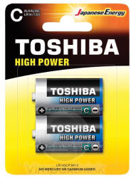 Toshiba alkáli elem C (Baby) 2db