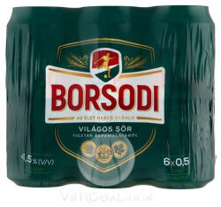 Borsodi Multipack 6*0, 5l DOB /4/ - DRS