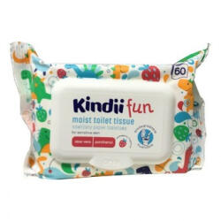  Cleanic Kindii kids toalettpapír nedves törlőkendő 60db Bio. lebomló - delfinbuvar