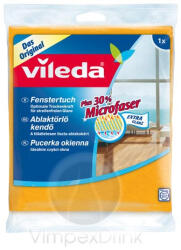 Vileda ablaktörlő kendő 30% mikroszállal - delfinbuvar