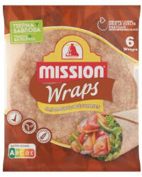Mission teljeskiőrlésű wrap 370 g - delfinbuvar