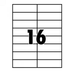 Etikett címke, 99, 1x33, 9mm, 100 lap, 16 címke/lap - delfinbuvar