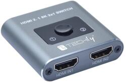 Techly IDATA HDMI-2128KT videojel kapcsoló (IDATA-HDMI-2128KT)
