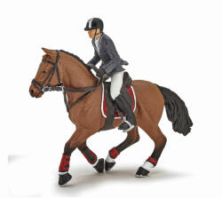 Papo Figurina cal competitie cu jocheu Papo (Papo51561) Figurina