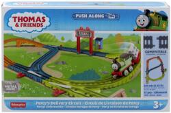 Mattel Set de joaca Thomas cu locomotiva Push Along Percy si accesorii (MTHGY82_HPM63)