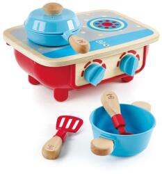 Hape Jucarie din lemn Hape - Plita cu ustensile de bucatarie (E3170A) Bucatarie copii