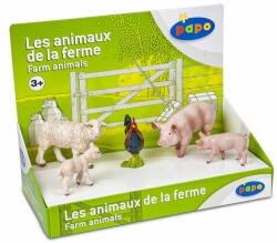 Papo Set 5 figurine animale de la ferma Papo (Papo80300) Figurina