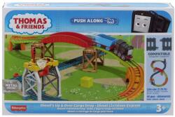 Mattel Set de joaca Thomas cu locomotiva Push Along Diesel si accesorii (MTHGY82_HPM62)