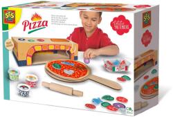 SES Creative Set de joaca - Cuptor pizza din lemn cu accesorii (18016) Bucatarie copii