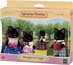 EPOCH Figurine Sylvanian Families - Familia Pisicutelor Negre (SF5530)