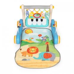Huanger Antemergator educational 2 in 1 cu salteluta de joaca Huanger HE0637 albastru (EDIHE0637)