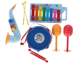 Reig Musicales Set Xilofon, Tamburina, Saxofon si Maracas Bluey (RG2436) - kidostore