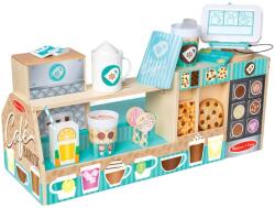 Melissa & Doug Set de joaca din lemn cu accesorii Ne jucam de-a Cafeneaua Barista Melissa and Doug (MD30602)