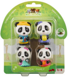 Klorofill Set figurine Klorofil - Familia de ursuleti Panda (KLR700304)