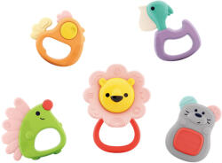 Hola Toys Set 5 jucarii pentru dentitie in cutie Forest Baby (E318A)