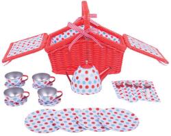 Bigjigs Toys Setul meu de picnic cu buline - BigJigs (BJ630) Bucatarie copii