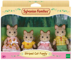 EPOCH Figurine Sylvanian Families - Familia Pisicutelor Vargate (SF5180)