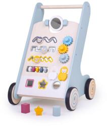Bigjigs Toys Antemergator cu activitati (pastel) (32014) - kidostore