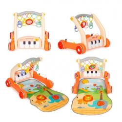 Huanger Antemergator educational 2 in 1 cu salteluta de joaca Huanger HE0638 portocaliu (EDIHE0638)
