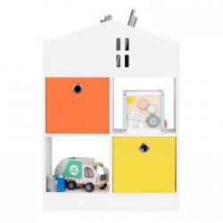 Ecotoys Organizator pentru jucariile copiilor in forma de casuta Ecotoys ZKB-03A (EDIZKB-03A) - kidostore