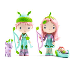 DJECO Set figurine Elfii Lily si Sylvestre Djeco (DJ06960) Figurina