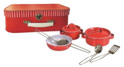 Egmont Toys Set de joaca oale metalice rosii in valiza Egmont (Egm_540048) Bucatarie copii