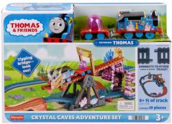 Mattel Set de joaca Thomas Crystal Caves Adventure cu locomotiva motorizata Thomas (MTHMC28) Trenulet