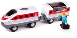 Hape Tren Intercity alimentat cu baterii Hape (E3774A) Trenulet