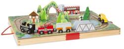Melissa & Doug Set de joaca portabil Trenuletul - Melissa & Doug (MD40140) Trenulet