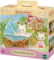EPOCH Set de joaca Sylvanian Families - Carucior cu iepurasi gemeni (SF5432) Figurina