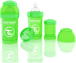 Twistshake Biberon Anti-colici 180 ml Twistshake Verde (336001080)