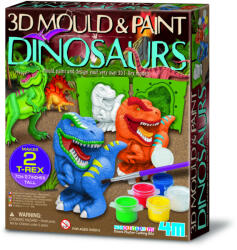 4M Atelier creativ 3D Modeleaza si picteaza - Dinozaur (4M-04777)