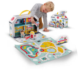 Ses Creative Set de joaca spital cu valiza si covoras (18012)