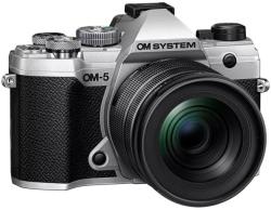 Olympus OM-5 + M Zuiko Digital ED 12-45mm F/4 PRO Silver (V210022SE000) Digitális fényképezőgép